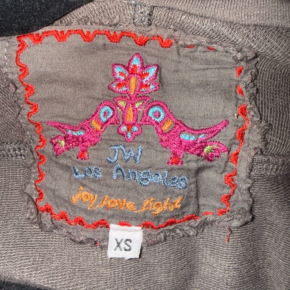 Johnny Was Embroidered Zip Up Hoodie size XS - Picture 3 of 6